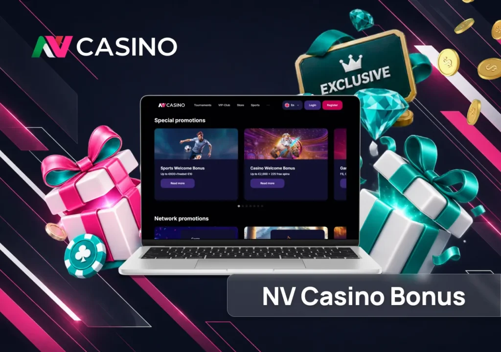 NV Casino offre una selezione di bonus per diversi tipi di giocatori e promozioni.